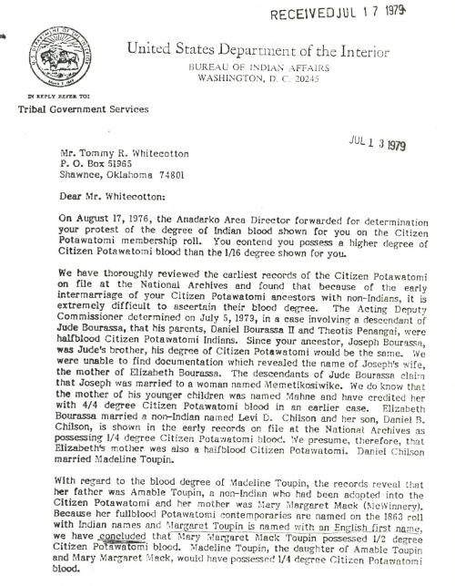 Toupin Government Documents